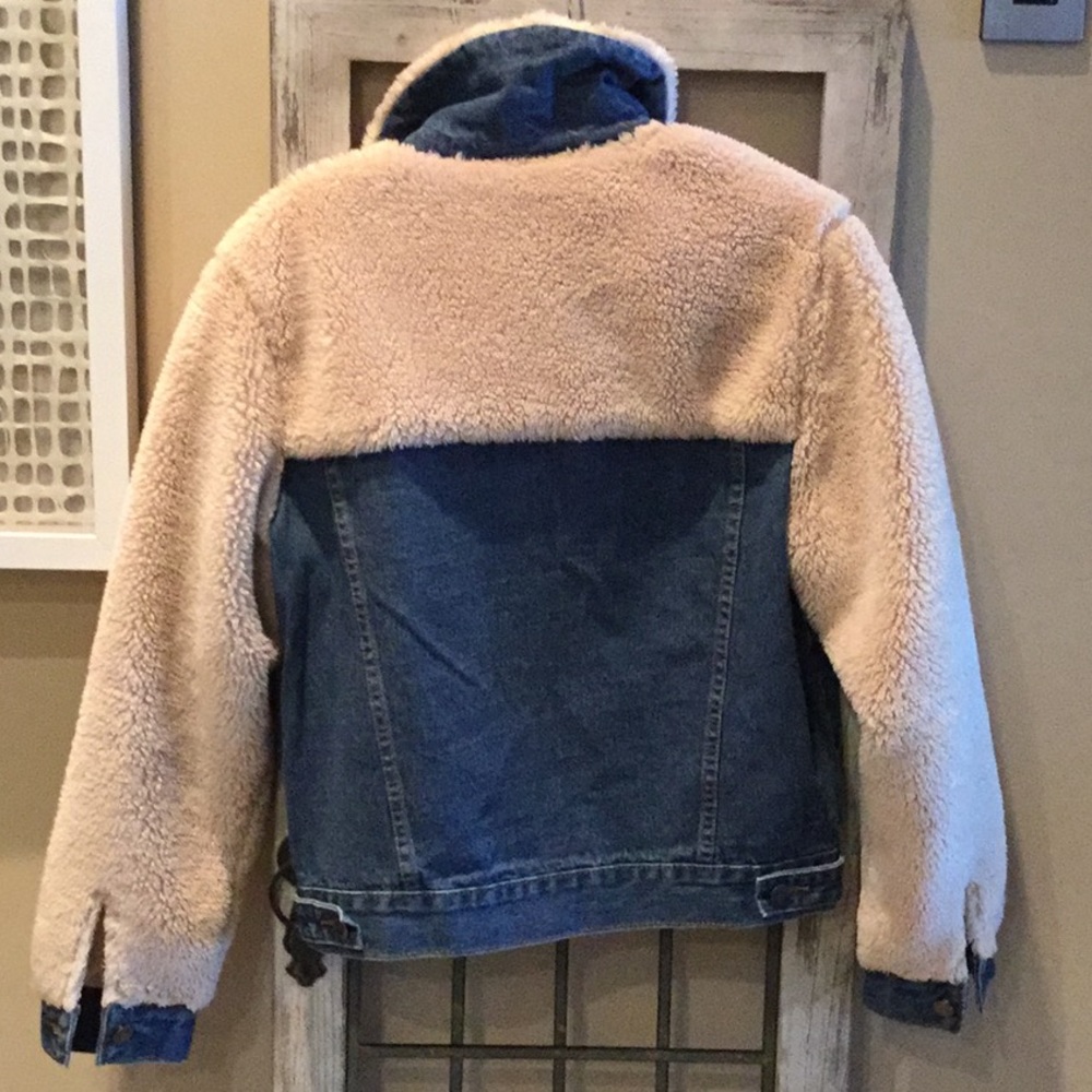 Denim and Fleece Jacket - Picture 4 of 5